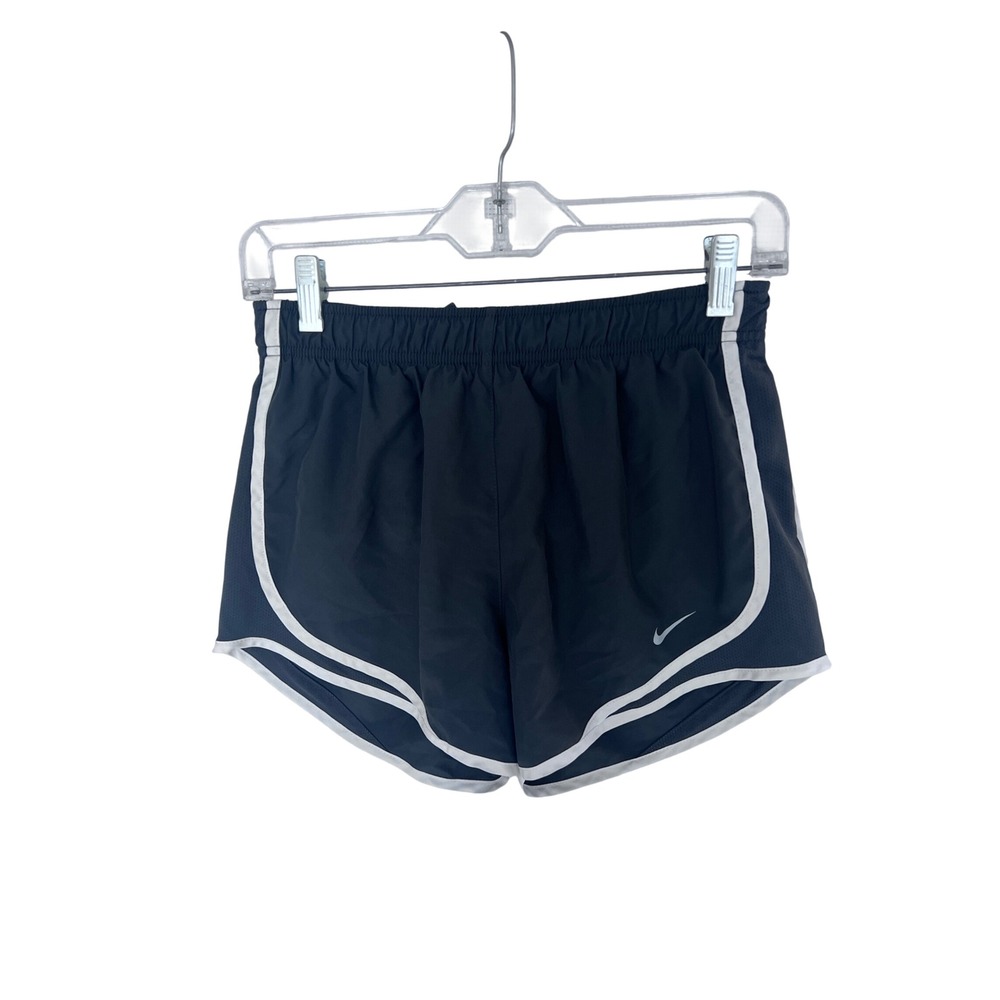 Nike Womens Dri-FIT Tempo Running Shorts Gray White Small